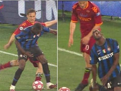 francesco totti and balotelli.